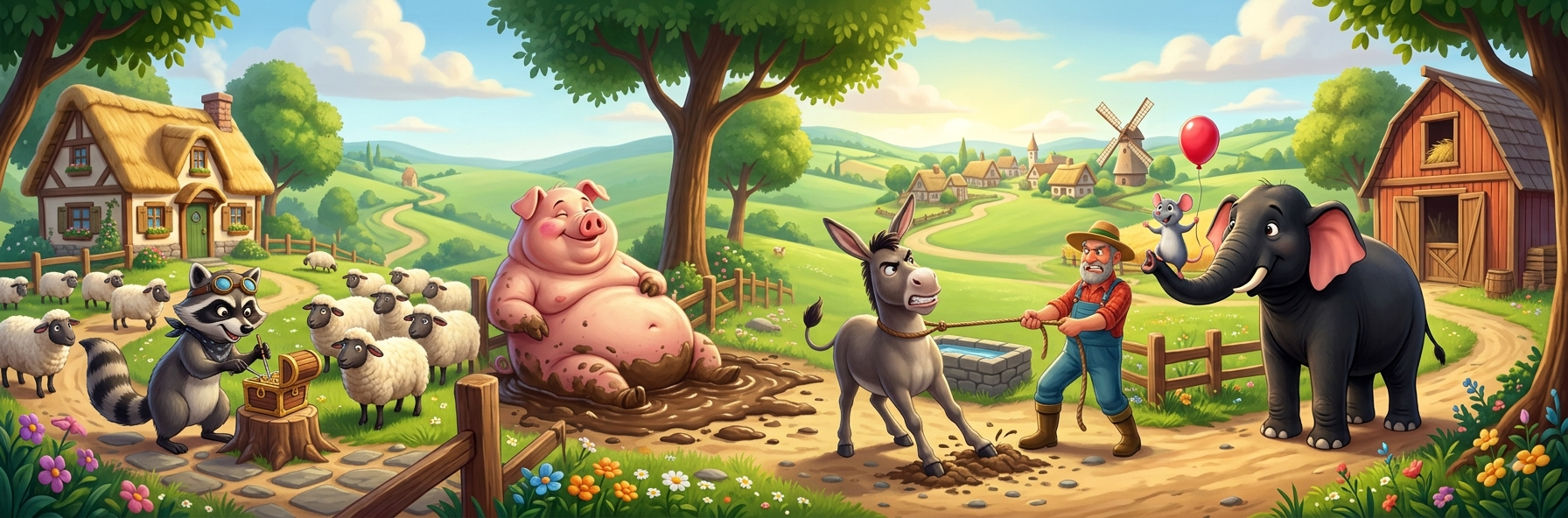 Animal Idioms illustration