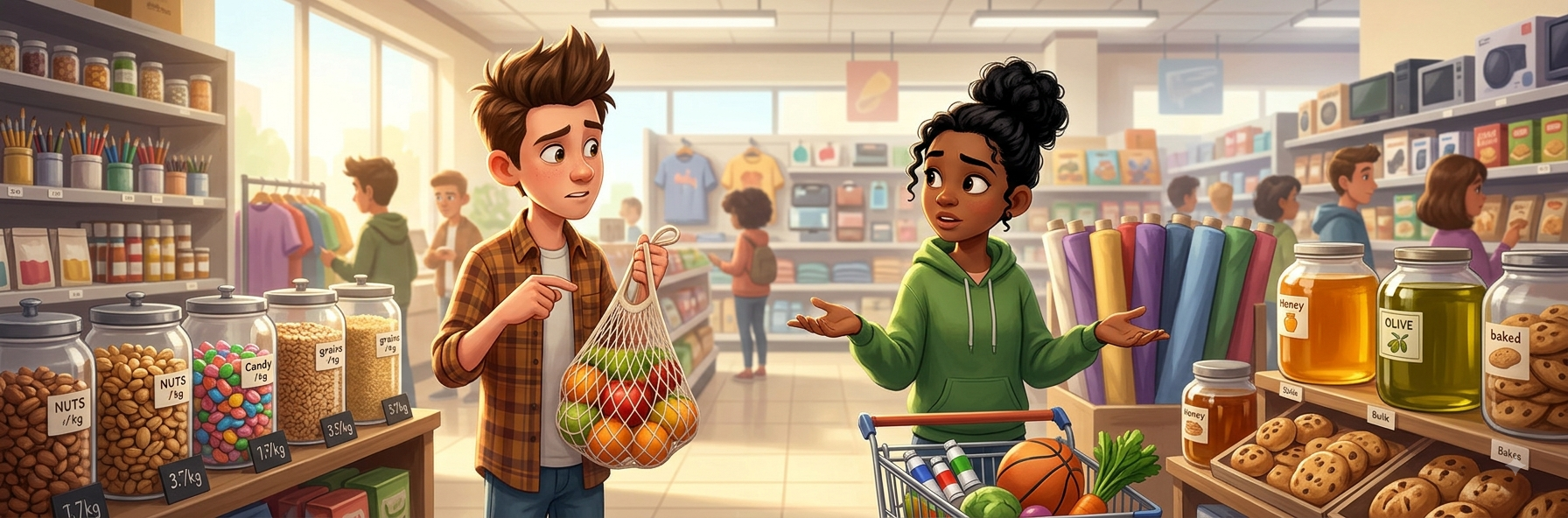 How much / How many illustration