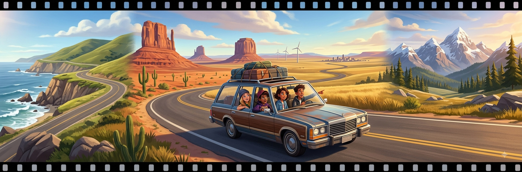 An American Experience illustration
